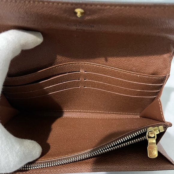 Authentic Louis Vuitton Long Wallet Portefeuille Sarah Wallet Old Model - Picture 8 of 17